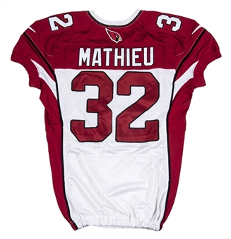 2014 Tyrann Mathieu Game Used Arizona Cardinals Jersey (NFL PSA/DNA COA)